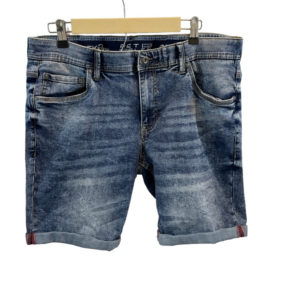 Projek Raw Jean denim acid wash shorts 36